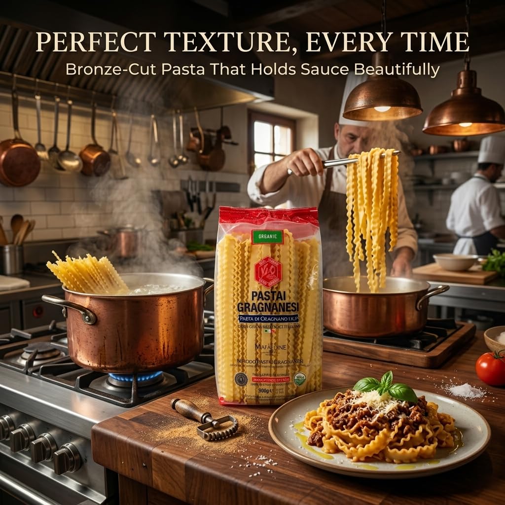 Mafaldine Italian Pasta, Organic Gragnano IGP