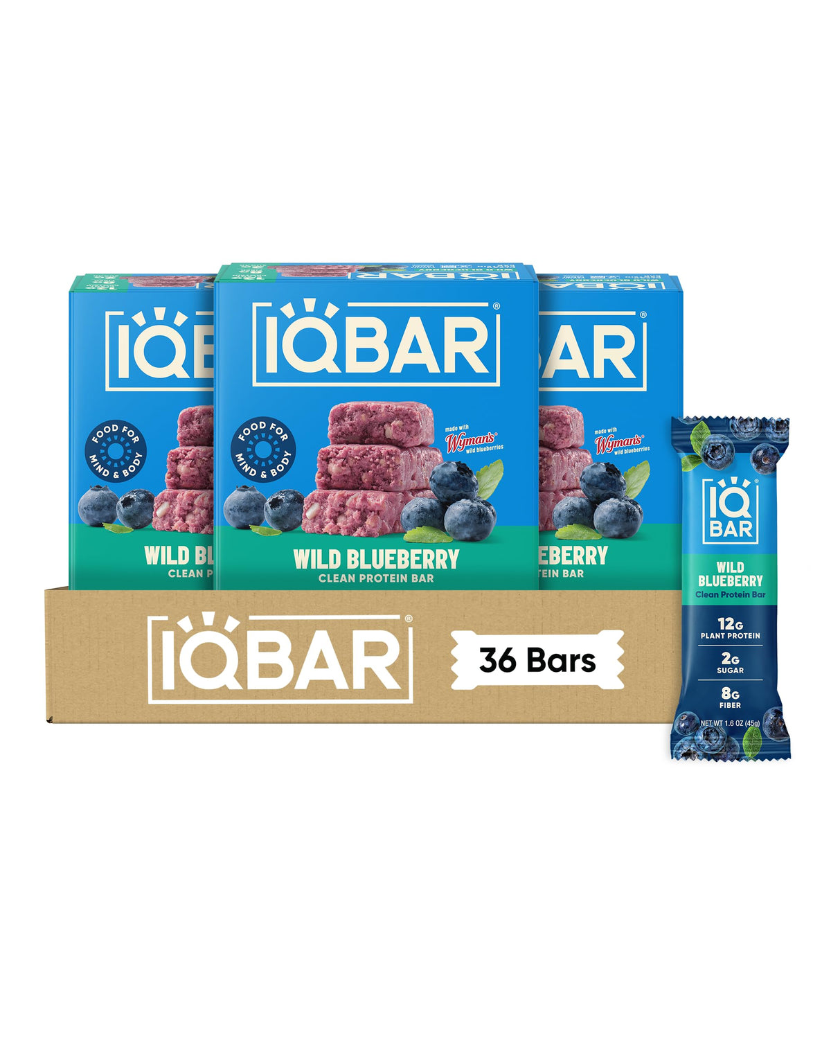 Plant Protein Bars Low-Carb High-Fiber Snack