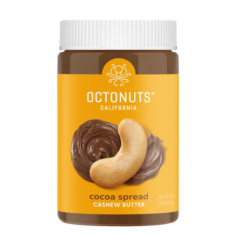 Chocolate Cashew Butter Smooth Vegan Nut Spread