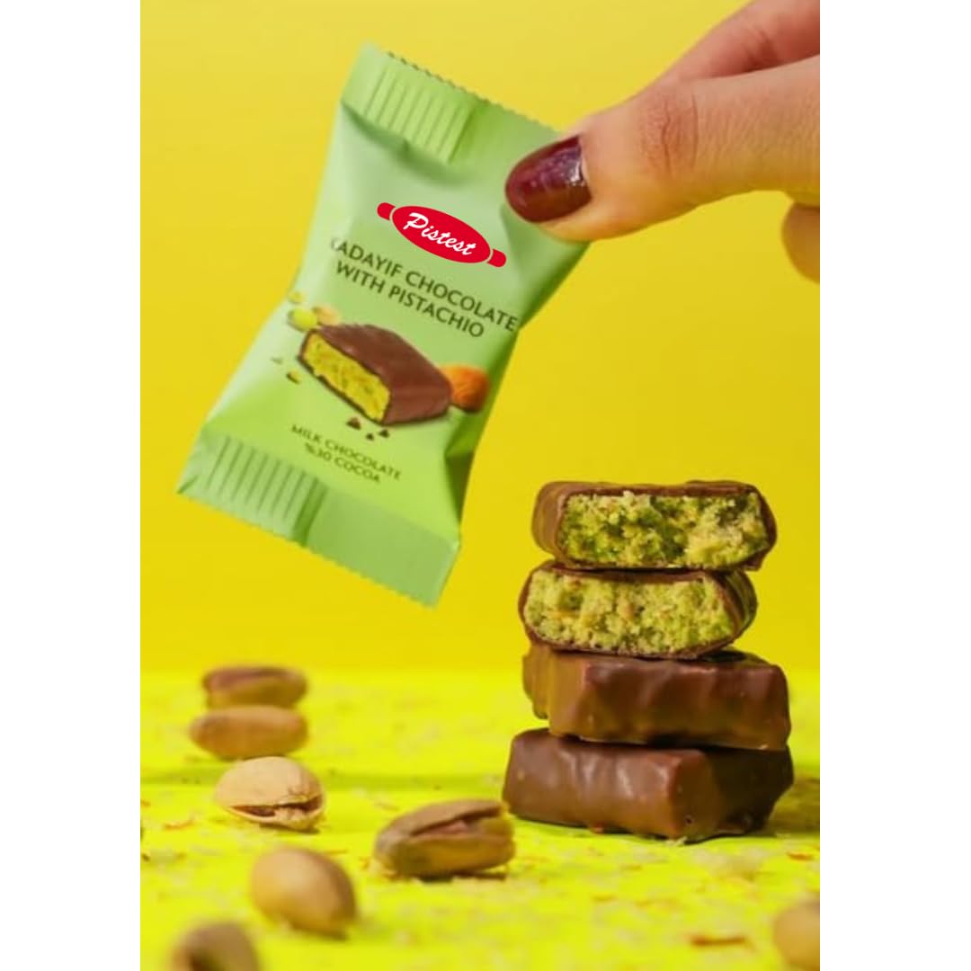 Mini Dubai Chocolate Bars Pistachio Kunafa 400 Count