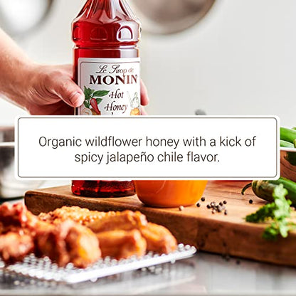 Hot Honey Syrup Sweet and Spicy 1 Liter 4-Pack