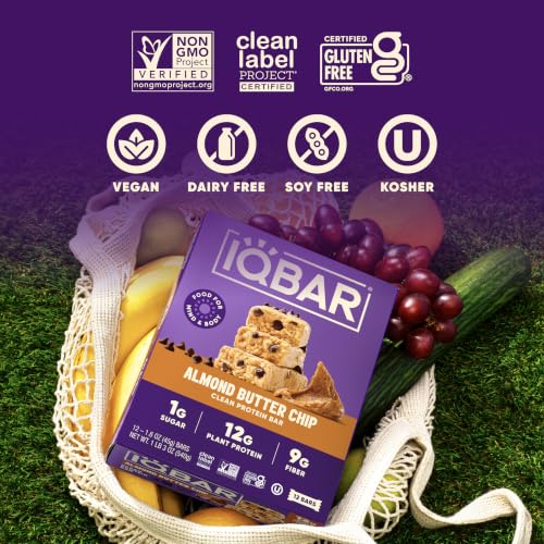 Plant Protein Bars Low-Carb High-Fiber Snack