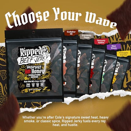 Beef Jerky Grass-Fed 20g Protein Made in USA