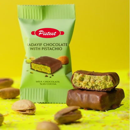 Mini Dubai Chocolate Bars Pistachio Kunafa 400 Count