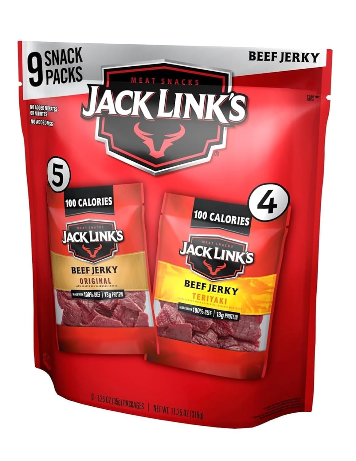 Teriyaki Beef Jerky Savory High-Protein Snack