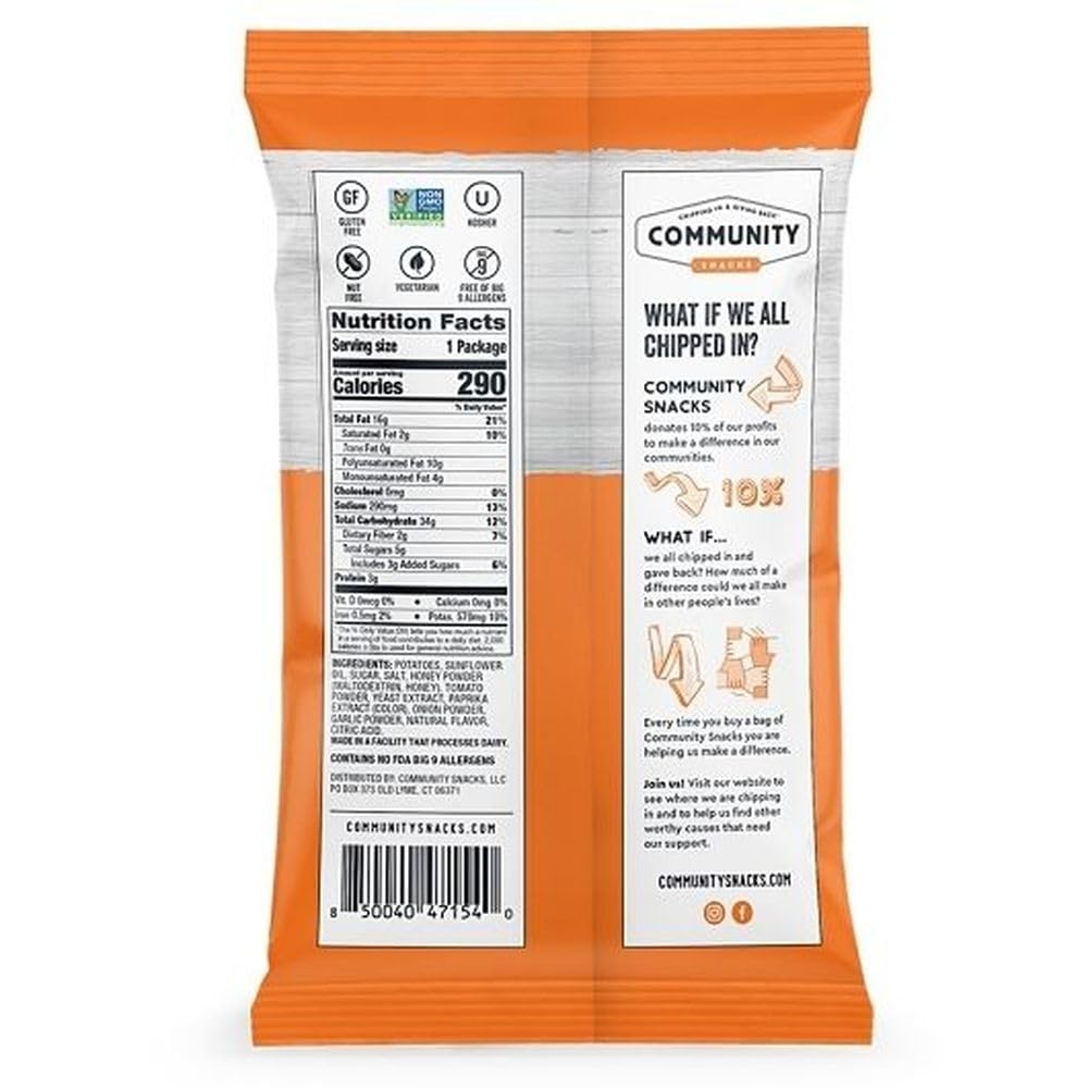 Small Batch Potato Chips Gluten-Free and Non-GMO