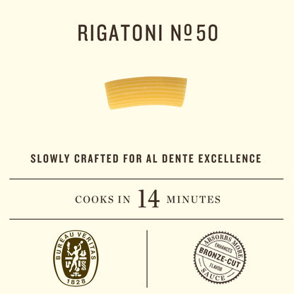 Rigatoni Italian Pasta Slow-Crafted in Italy