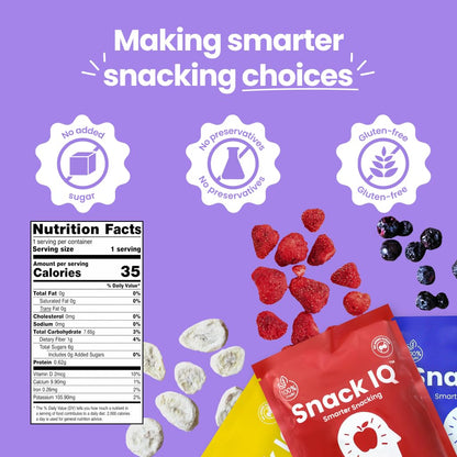Freeze-Dried Fruit Chips No Sugar Added 12-Pack