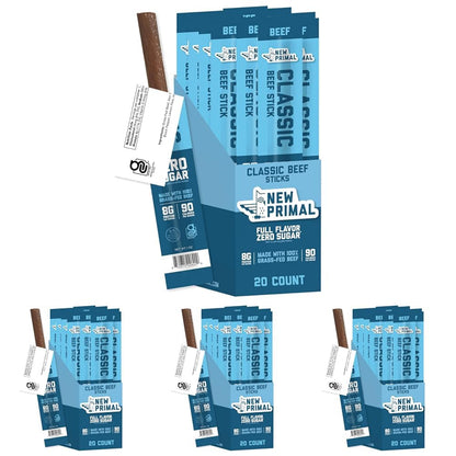 Grass-Fed Beef Sticks Classic and Spicy Pack