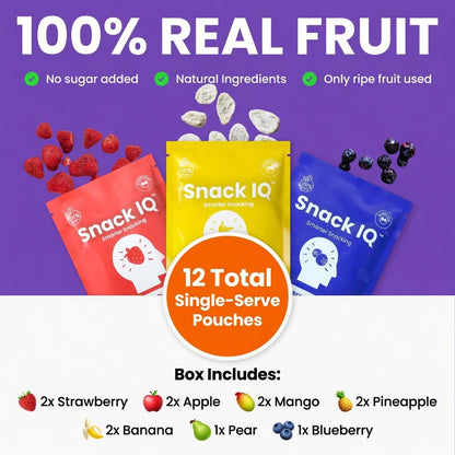 Freeze-Dried Fruit Chips No Sugar Added 12-Pack