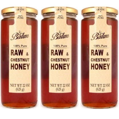 Chestnut Honey Rich Bold Flavor 22 Oz Three-Pack