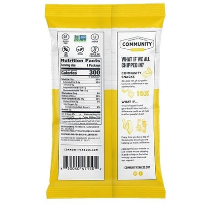 Small Batch Potato Chips Gluten-Free and Non-GMO