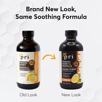 Natural Cough Syrup with Manuka Honey and Propolis