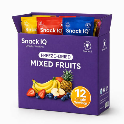 Freeze-Dried Fruit Chips No Sugar Added 12-Pack