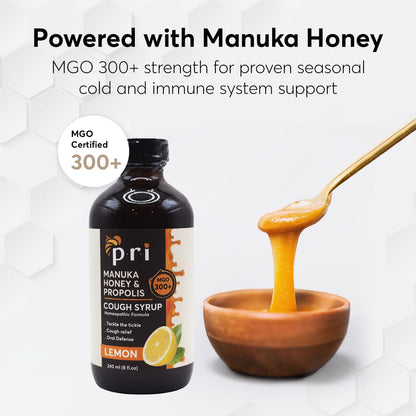 Natural Cough Syrup with Manuka Honey and Propolis