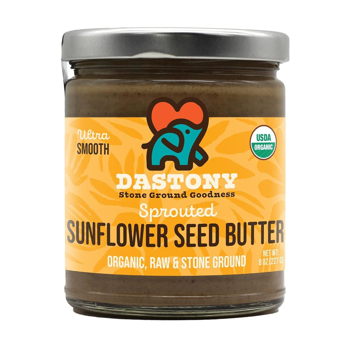 Sprouted Sunflower Seed Butter Organic and Creamy