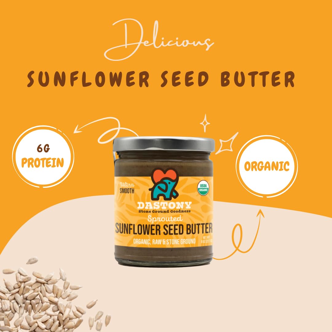 Sprouted Sunflower Seed Butter Organic and Creamy
