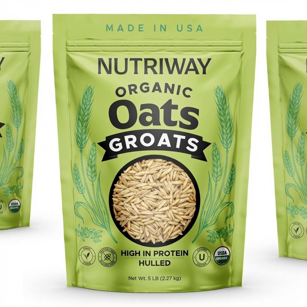 Organic Oat Groats High-Protein Whole Grain Oats
