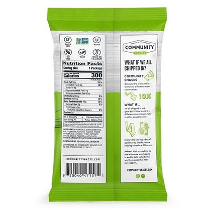 Small Batch Potato Chips Gluten-Free and Non-GMO