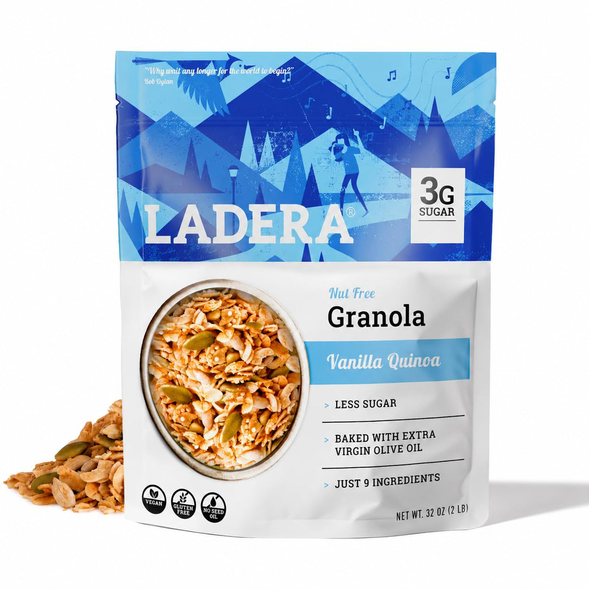Vanilla Almond Butter Granola Grain-Free Keto
