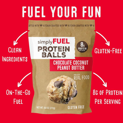 Whole-Food Protein Balls Variety Pack 8g Protein