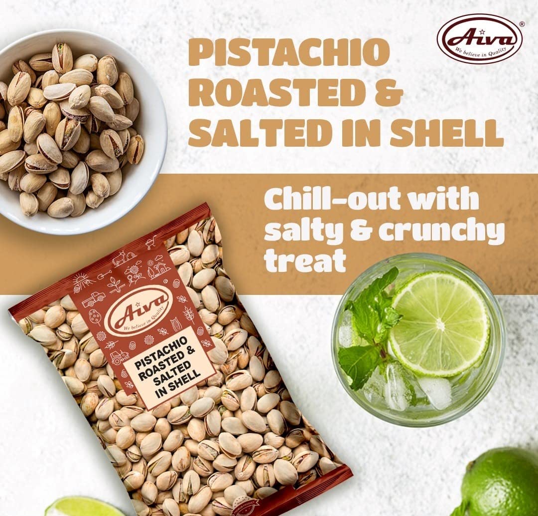 Roasted Salted Pistachios in Shell Crunchy Snack