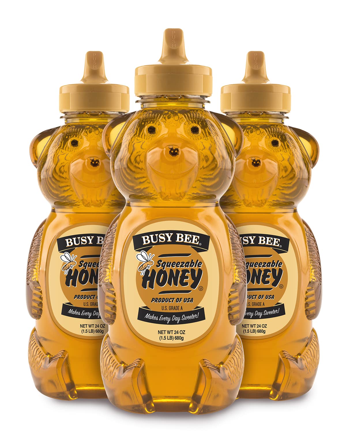 Grade A Filtered Honey 24 Oz Three-Pack