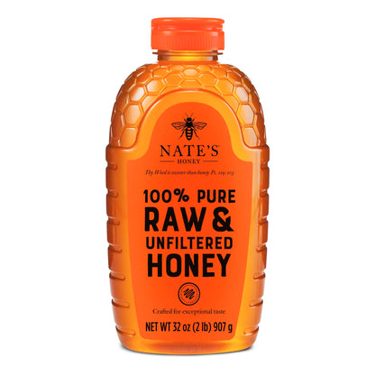 Raw Unfiltered Honey 100% Pure Natural Sweetener