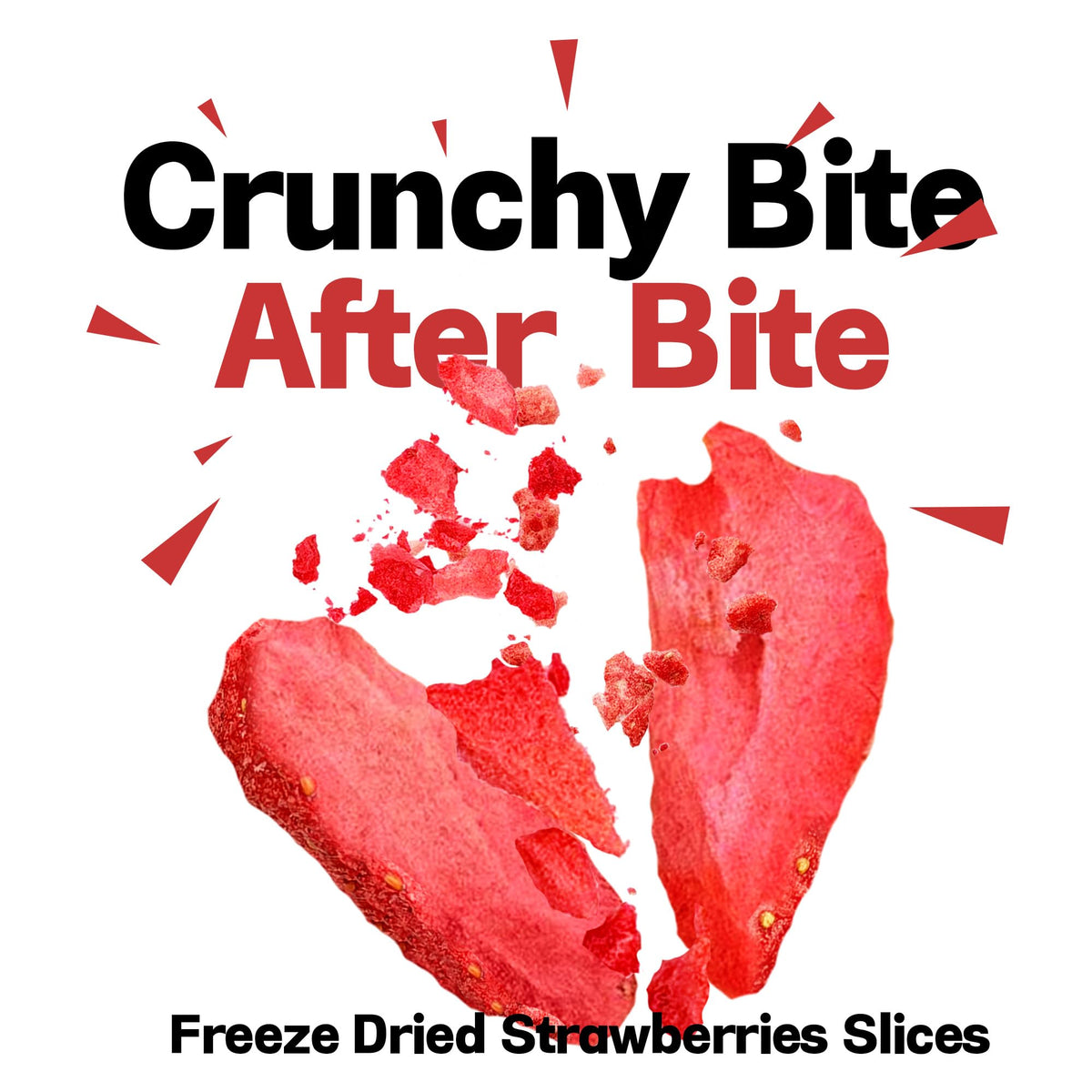 Freeze-Dried Strawberries Crispy Fruit Snack