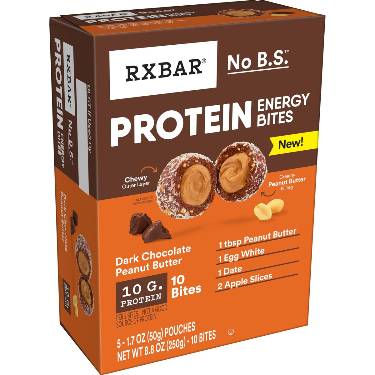 Protein Energy Bites Dark Chocolate Peanut Butter