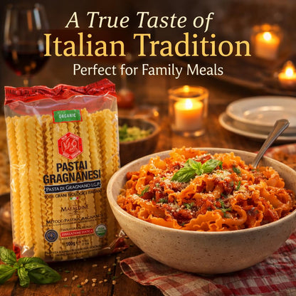 Mafaldine Italian Pasta, Organic Gragnano IGP