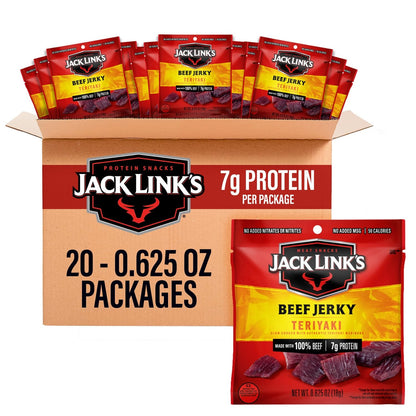 Teriyaki Beef Jerky Savory High-Protein Snack