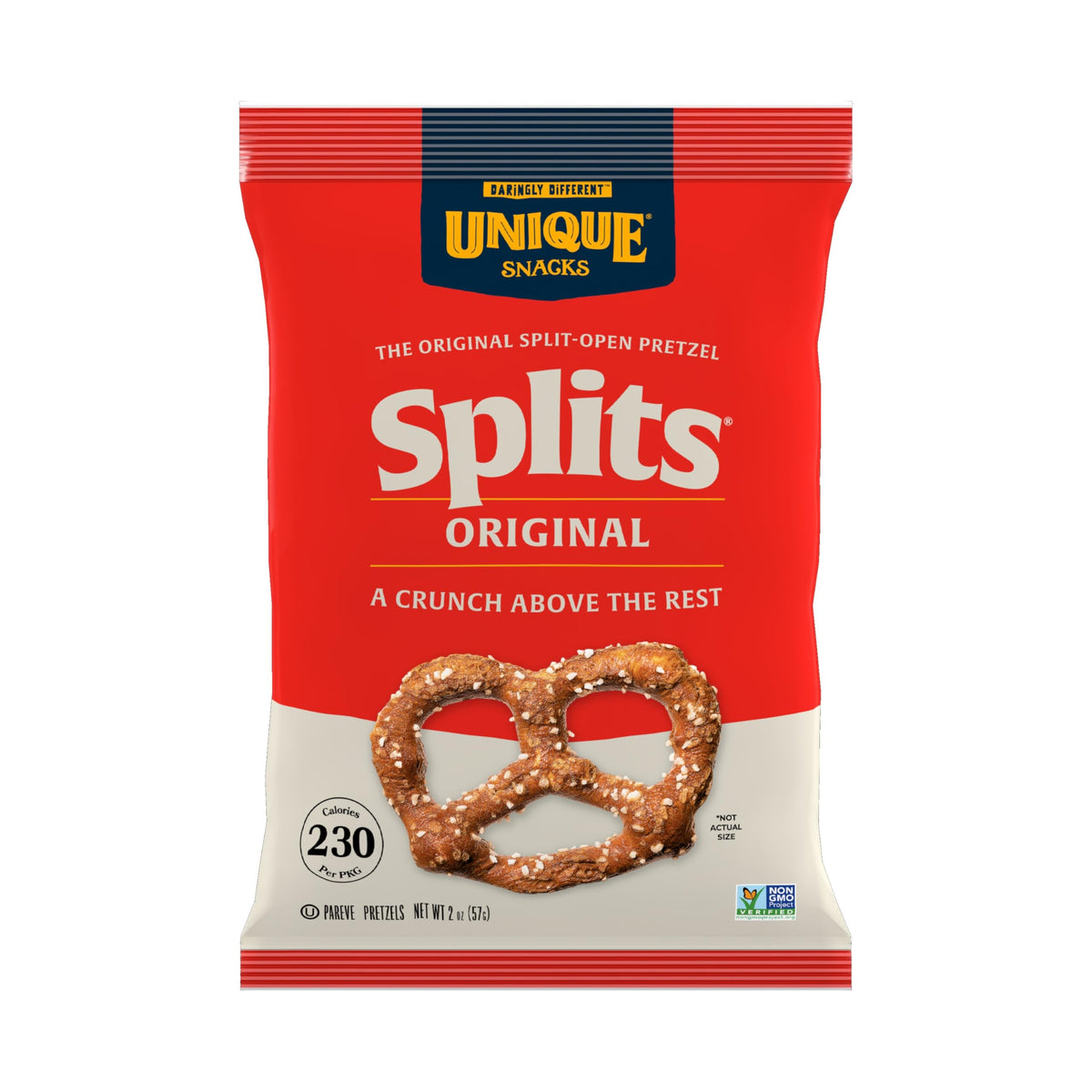 Homestyle Split Pretzels Non-GMO Classic Baked Snack