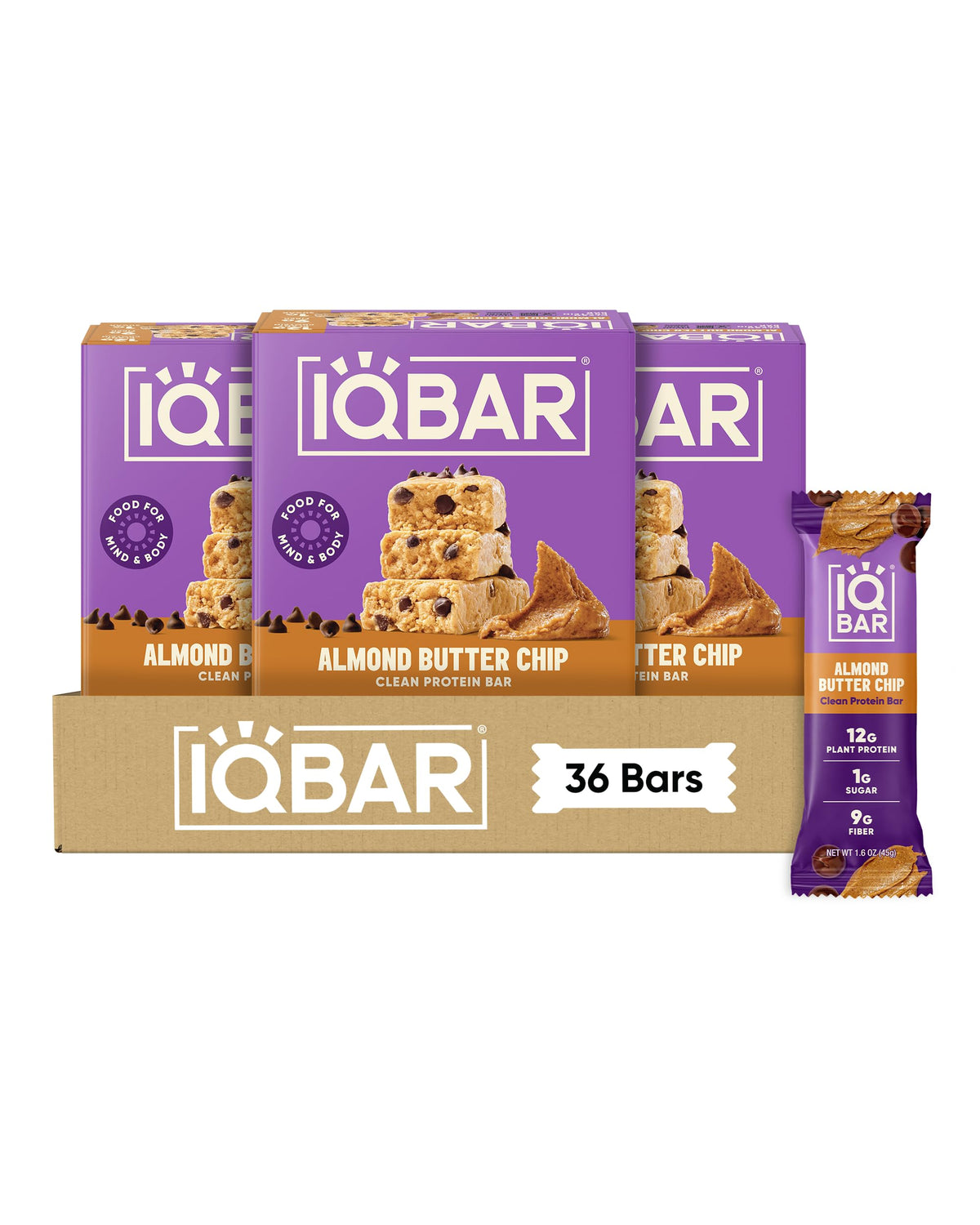 Plant Protein Bars Low-Carb High-Fiber Snack