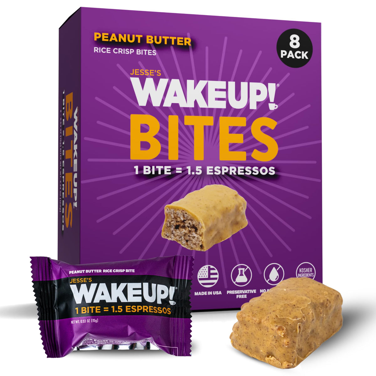 Caffeinated Energy Bars and Bites