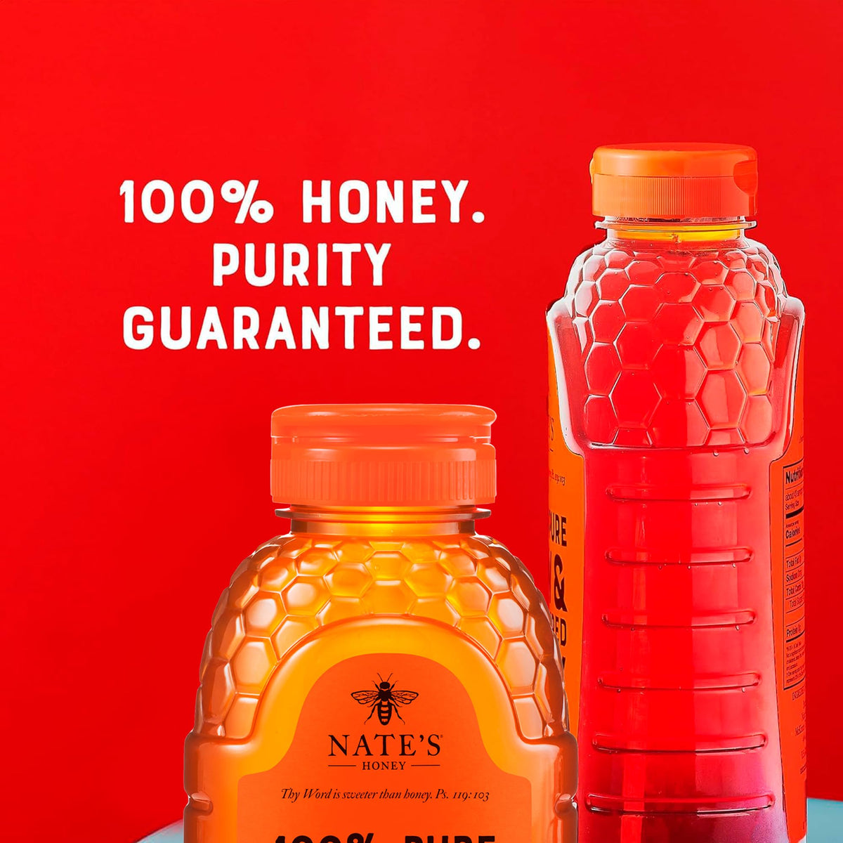 Raw Unfiltered Honey 100% Pure Natural Sweetener