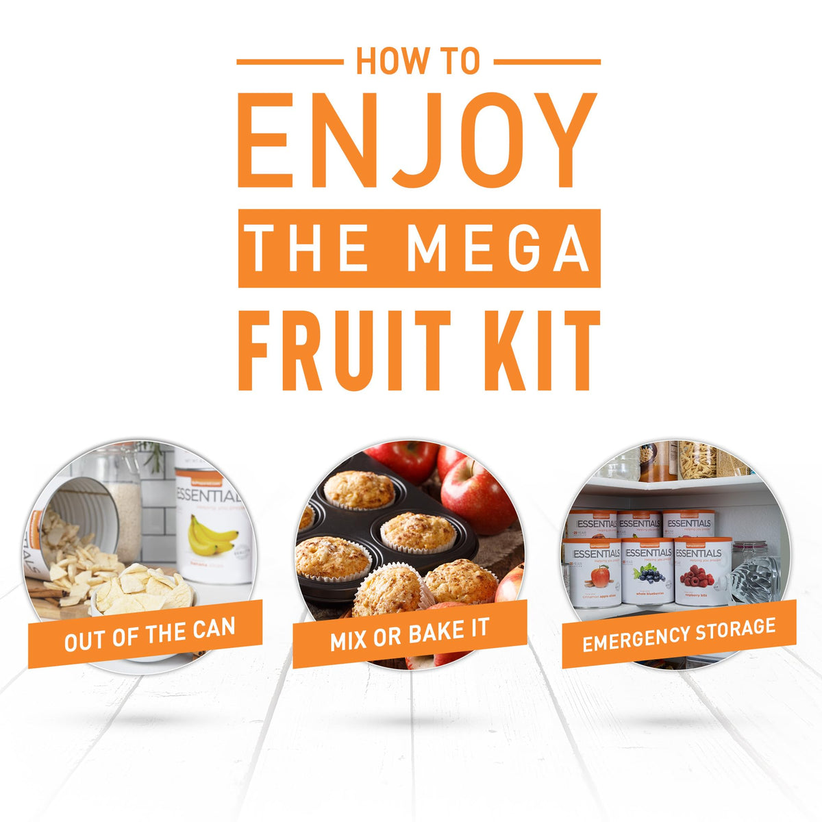 Freeze-Dried Fruit Variety Kit 119 Servings