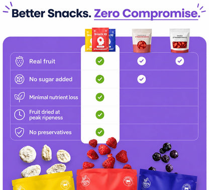 Freeze-Dried Fruit Chips No Sugar Added 12-Pack