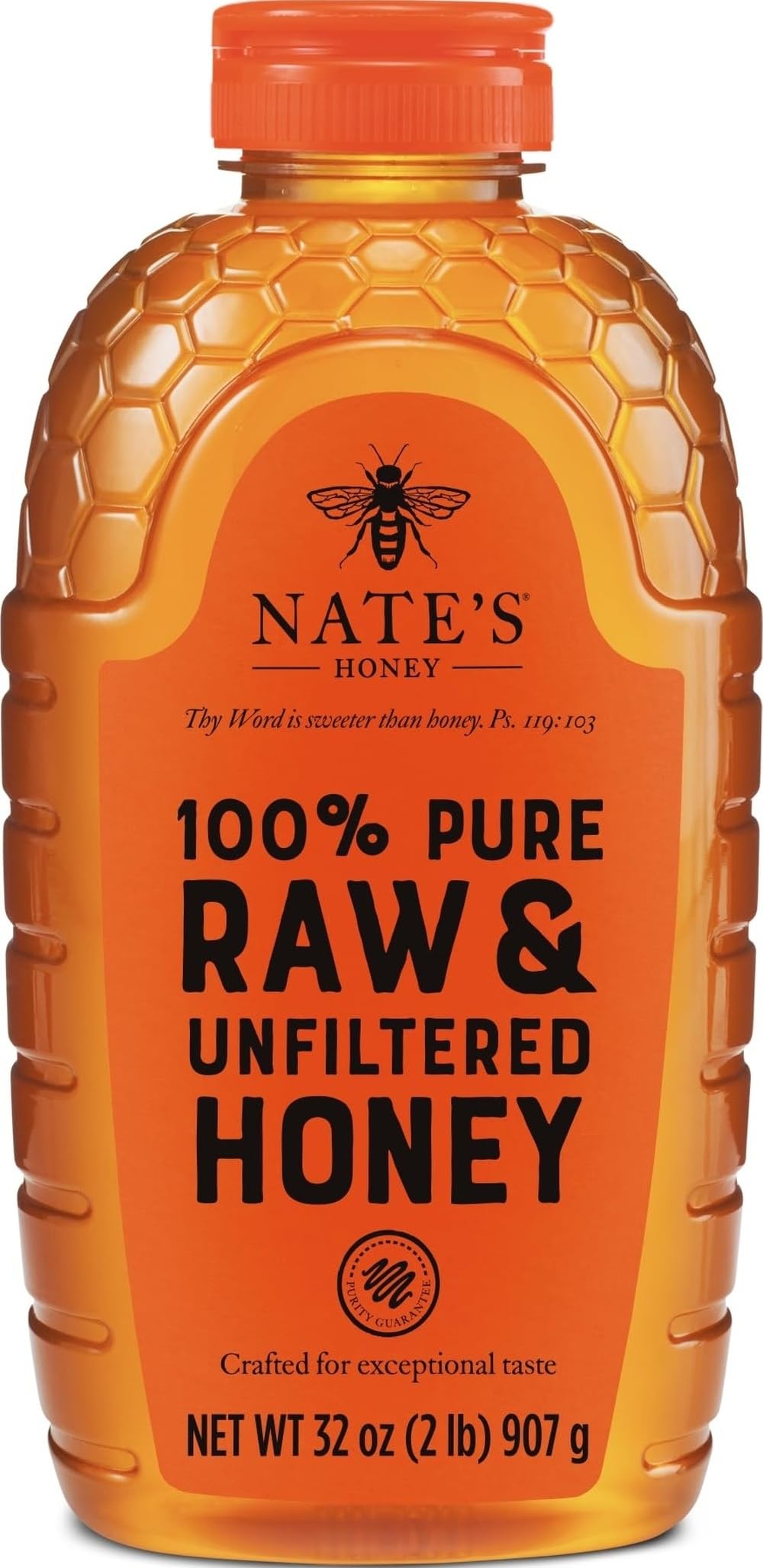 Raw Unfiltered Honey 100% Pure Natural Sweetener