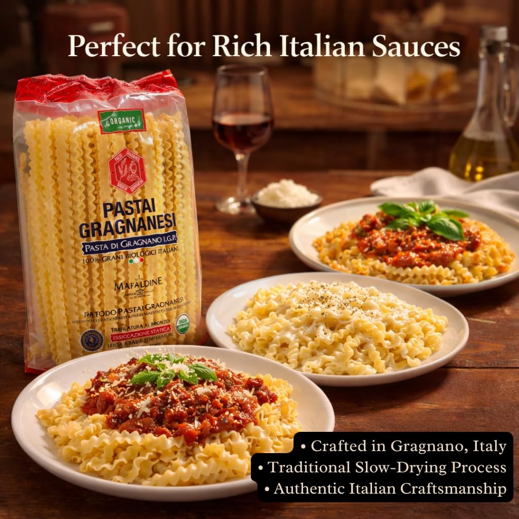 Mafaldine Italian Pasta, Organic Gragnano IGP