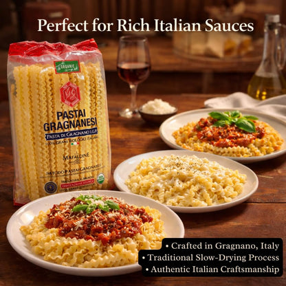Mafaldine Italian Pasta, Organic Gragnano IGP