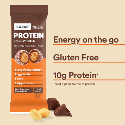 Protein Energy Bites Dark Chocolate Peanut Butter