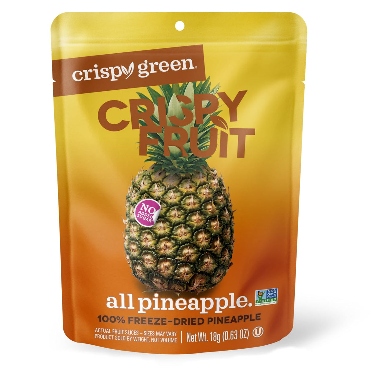 Crispy Green Natural Freeze-Dried Fruit, Single-Serve