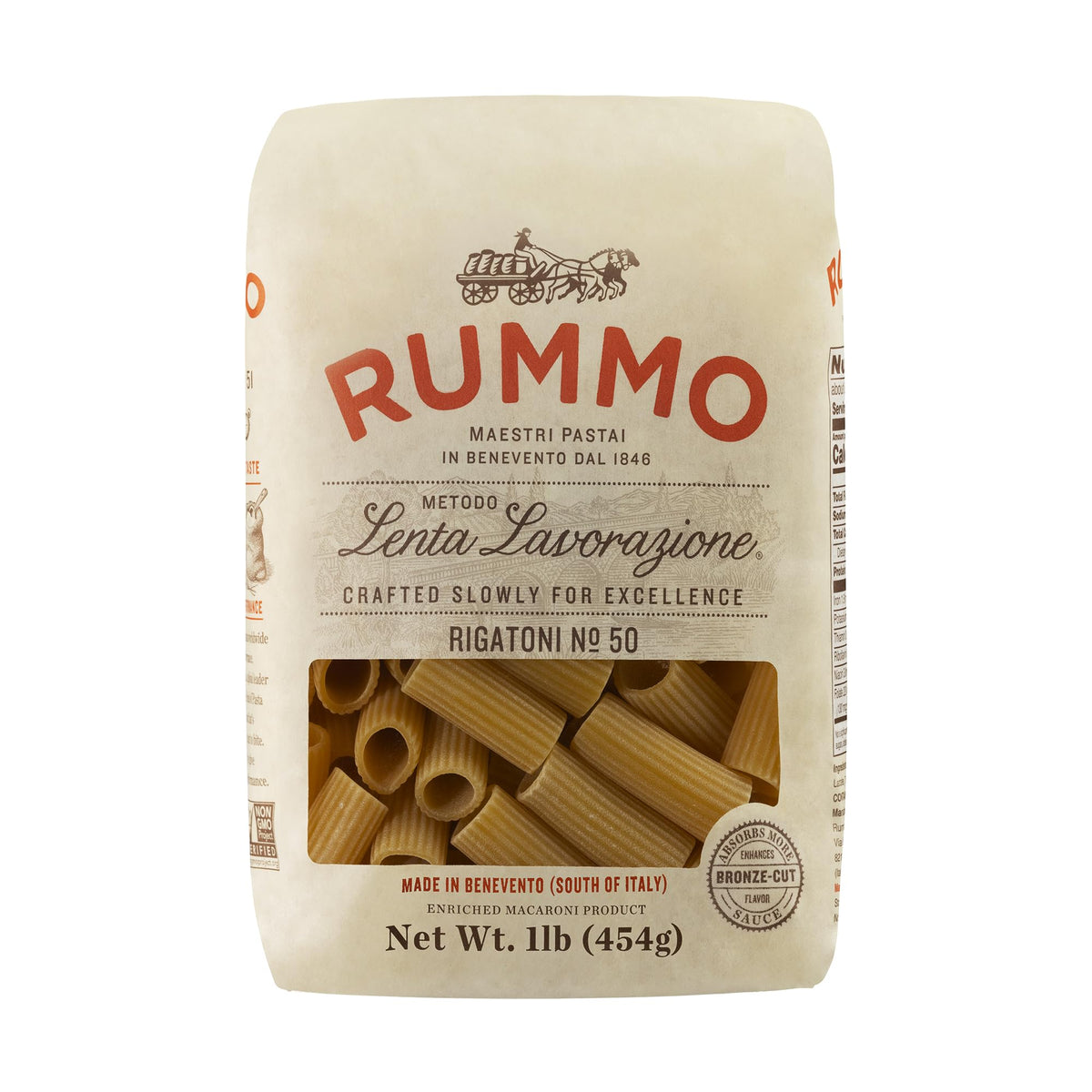 Rigatoni Italian Pasta Slow-Crafted in Italy