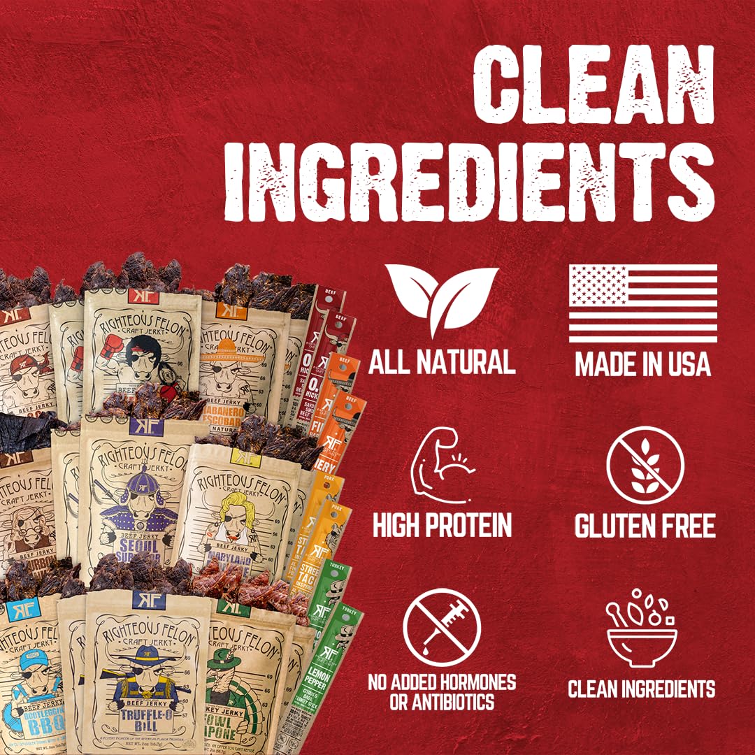Beef Jerky High Protein Gluten-Free Snack