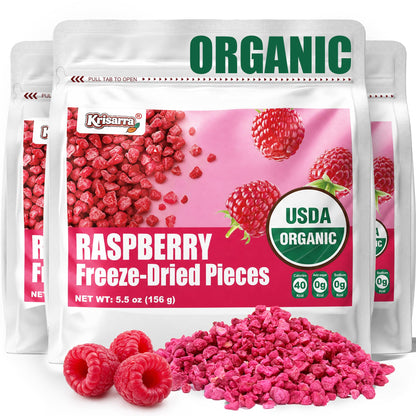 Freeze-Dried Raspberries Crispy Fruit Snack