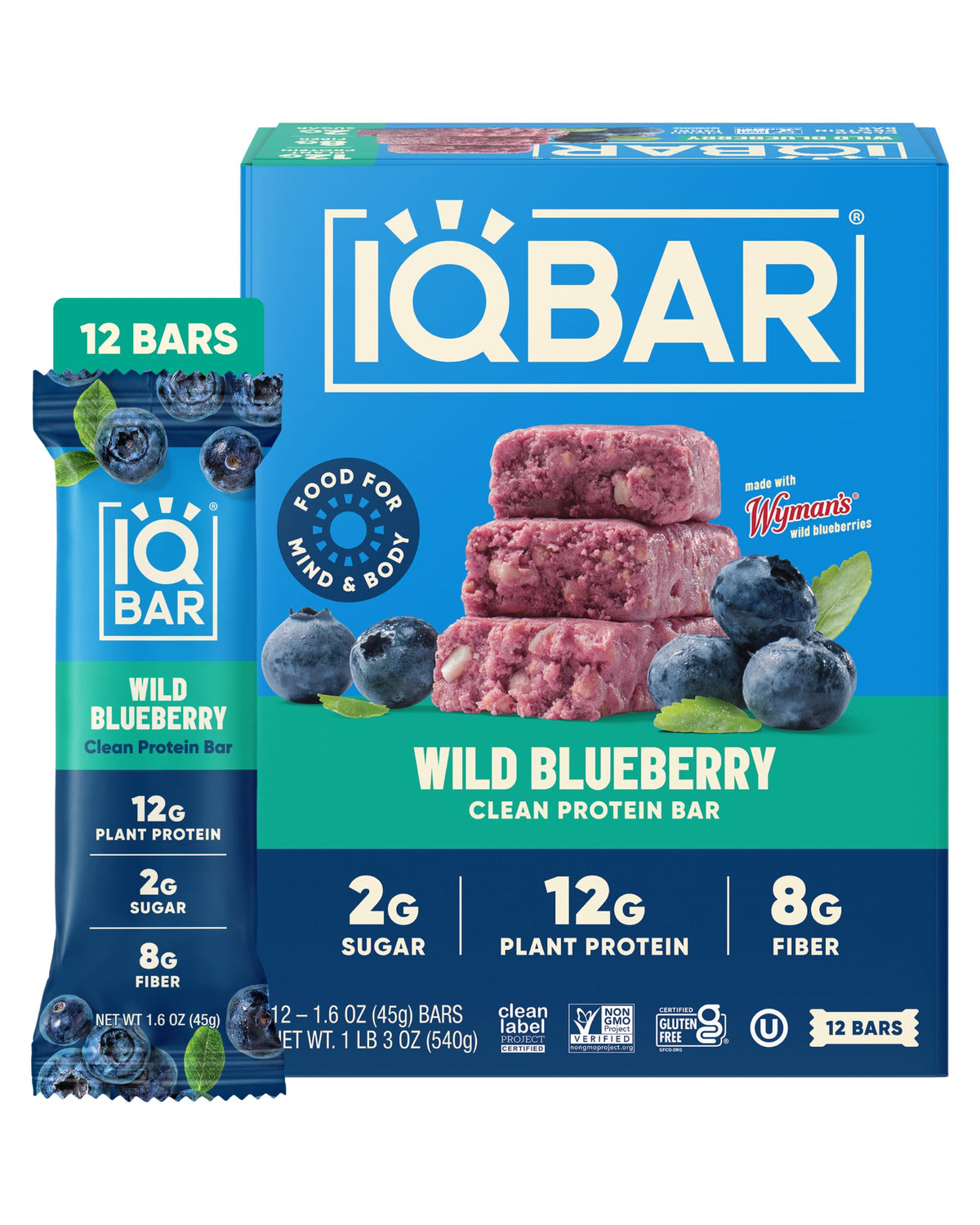 Plant Protein Bars Low-Carb High-Fiber Snack