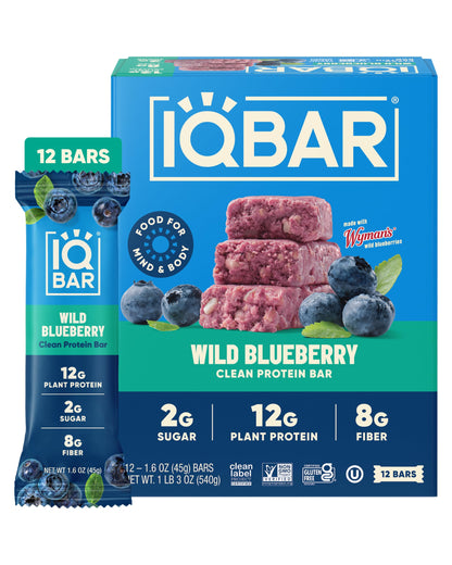 Plant Protein Bars Low-Carb High-Fiber Snack