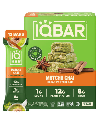 Plant Protein Bars Low-Carb High-Fiber Snack
