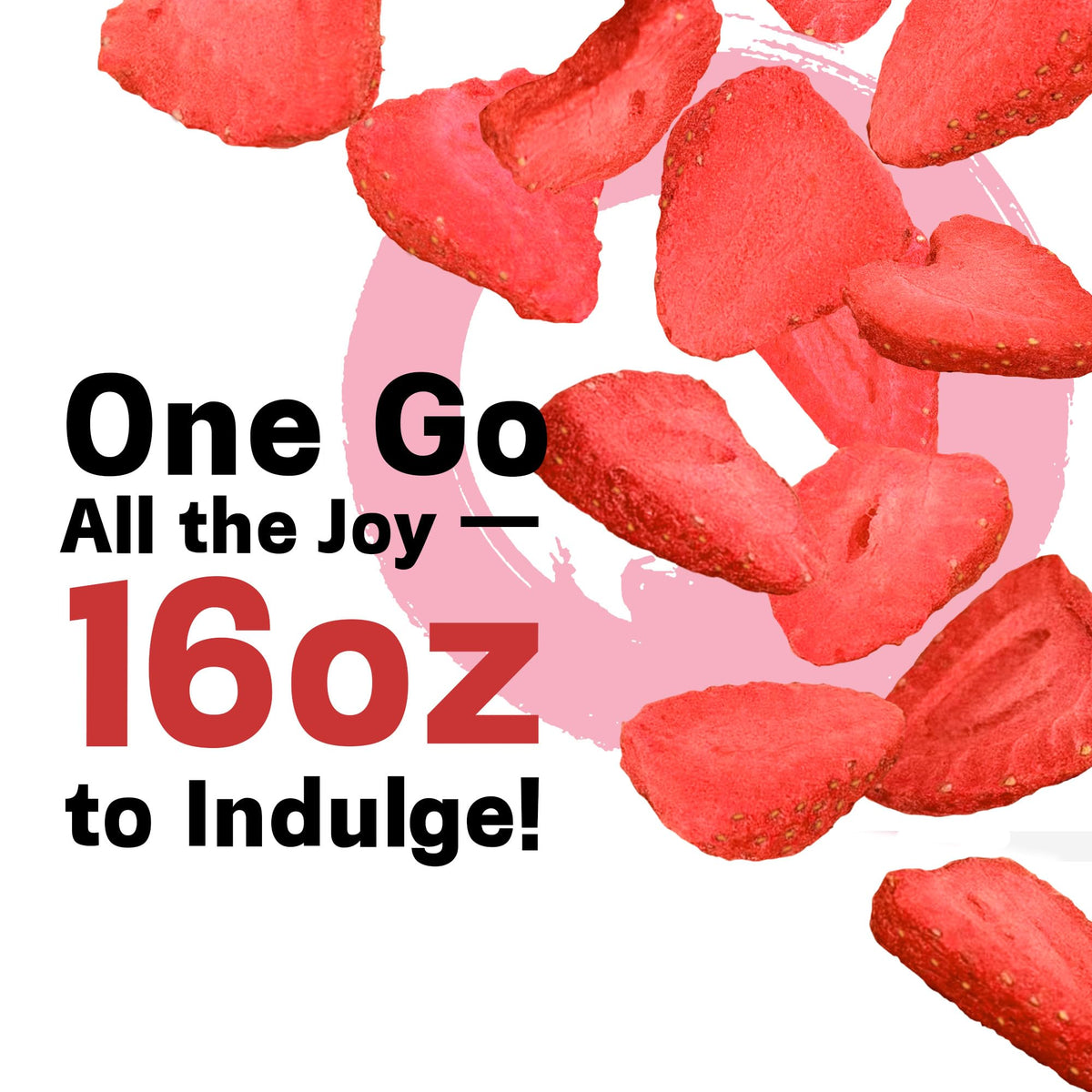 Freeze-Dried Strawberries Crispy Fruit Snack